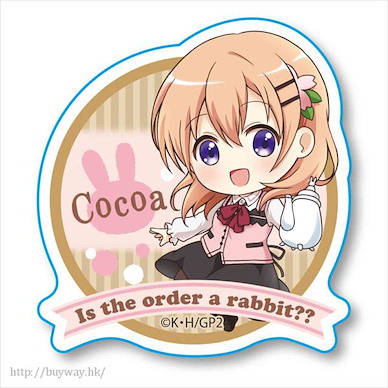 請問您今天要來點兔子嗎？ 「保登心愛」貼紙 Pukasshu Seal Cocoa【Is the Order a Rabbit?】