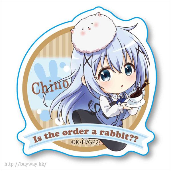 「香风智乃」贴纸预订期间请问您今天要来点兔子吗?