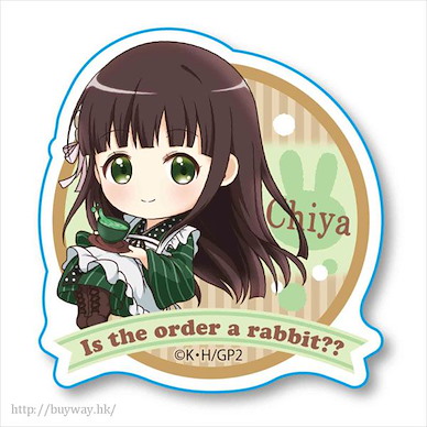 請問您今天要來點兔子嗎？ 「宇治松千夜」貼紙 Pukasshu Seal Chiya【Is the Order a Rabbit?】