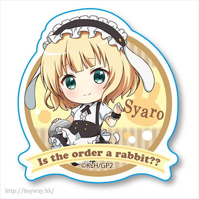 請問您今天要來點兔子嗎？ 「桐間紗路」貼紙 Pukasshu Seal Syaro【Is the Order a Rabbit?】