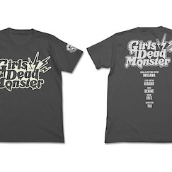 天使的脈動 (加大)「Girls Dead Monster」夜光 墨黑色 T-Shirt Girls Dead Monster Glow-in-the-Dark T-Shirt / SUMI - XL【Angel Beats!】