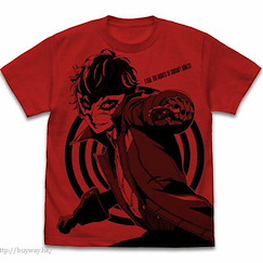 女神異聞錄系列 (加大)「Joker」紅色 T-Shirt Joker All Print T-Shirt /RED-XL【Persona Series】