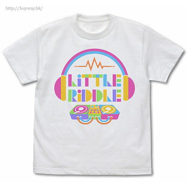偶像大師 灰姑娘女孩 (中碼)「LITTLE RIDDLE」白色 T-Shirt Little Riddle T-Shirt /WHITE-M【The Idolm@ster Cinderella Girls】
