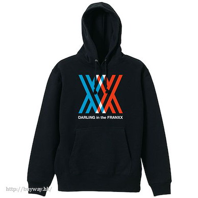 DARLING in the FRANXX (中碼)「XX」黑色 連帽衫 Pullover Hoodie /BLACK-M【DARLING in the FRANXX】