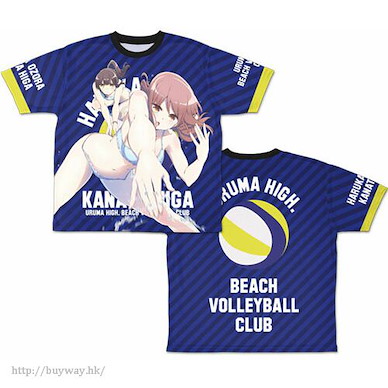 遙的接球 (細碼)「大空遙 + 比嘉彼方」雙面全彩 T-Shirt Haruka & Kanata Double-sided Full Graphic T-Shirt /S【Harukana Receive】