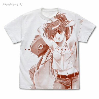 驚爆危機 (中碼)「娜美」原作 白色 T-Shirt Original Version Nami All Print T-Shirt /WHITE-M【Full Metal Panic!】