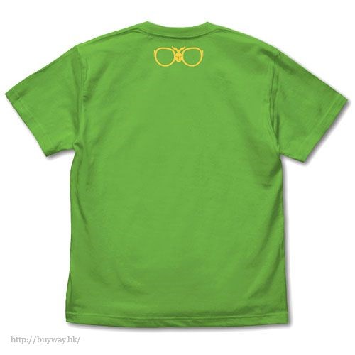 遊戲王 系列 : 日版 (大碼)「昆蟲專家羽蛾」亮綠色 T-Shirt