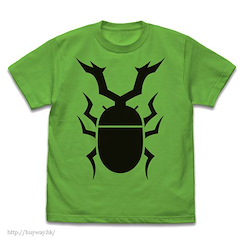 遊戲王 系列 : 日版 (加大)「昆蟲專家羽蛾」亮綠色 T-Shirt