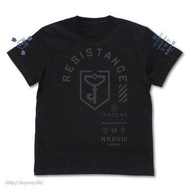 Ingress (大碼)「RESISTANCE」黑色 T-Shirt Resistance T-Shirt /BLACK-L【Ingress】