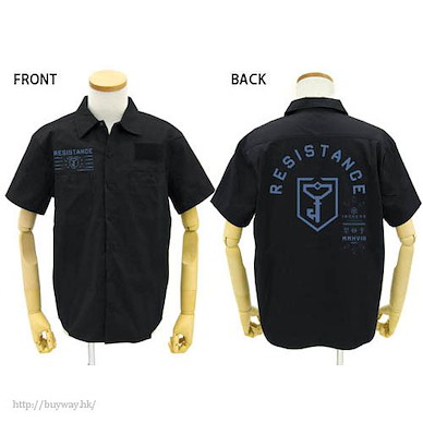 Ingress (大碼)「RESISTANCE」黑色 工作襯衫 Resistance Patch Base Work Shirt /BLACK-L【Ingress】
