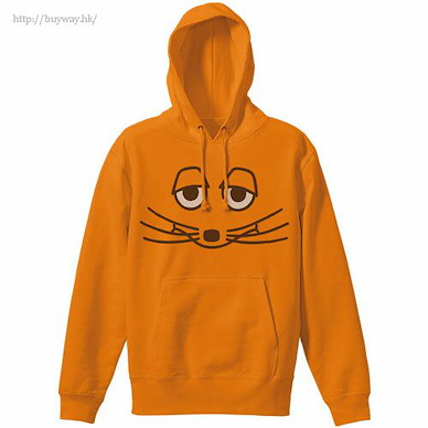 鼠族 (加大)「Maus」橙色 連帽衫 Maus Face Pullover Hoodie /ORANGE-XL【MAUS】
