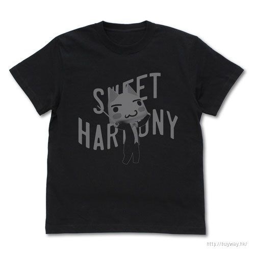 井上多樂 : 日版 (中碼)「井上多樂」SWEET HARMONY 黑色 T-Shirt