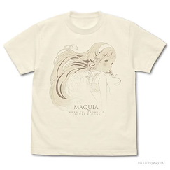 道別的早晨就用約定之花點綴吧 (加大)「瑪琪亞」香草白 T-Shirt Maquia T-Shirt /VANILLA WHITE-XL【Maquia: When the Promised Flower Blooms】