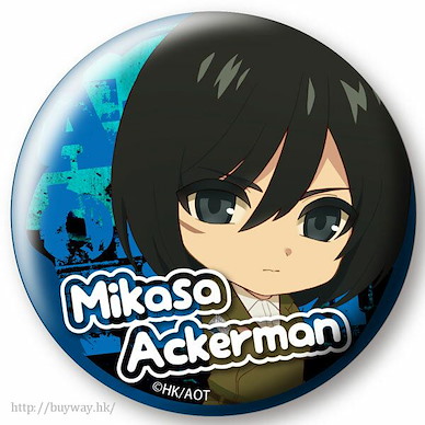 進擊的巨人 「米卡莎」大衣 Ver. 75mm 收藏徽章 Can Badge Mikasa Ackerman【Attack on Titan】