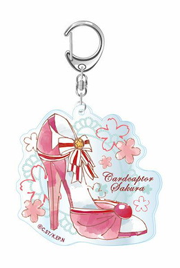 百變小櫻 Magic 咭 「粉紅高跟鞋」亞克力匙扣 Costume Shoes Series Acrylic Key Chain A【Cardcaptor Sakura】