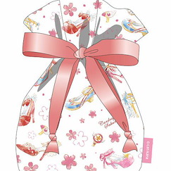 百變小櫻 Magic 咭 和式 索繩小物袋 - 白色 Costume Shoes Series Satin Kinchaku Pouch White【Cardcaptor Sakura】