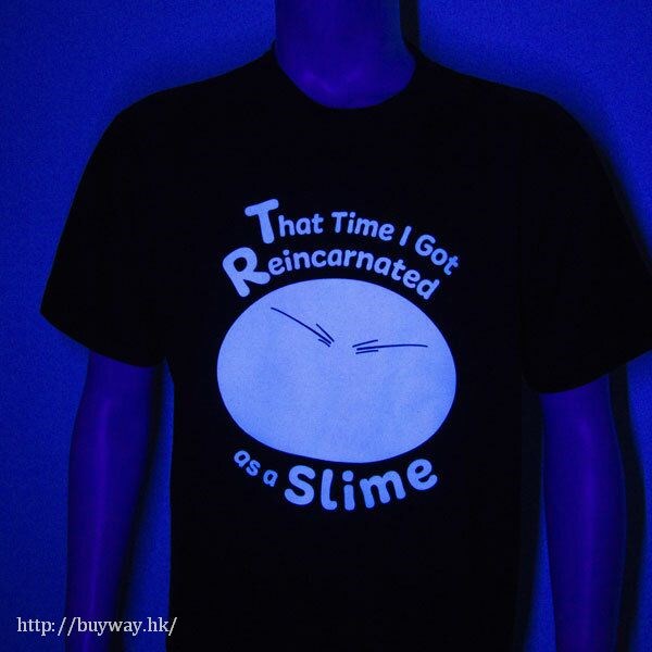 關於我轉生變成史萊姆這檔事 : 日版 (中碼)「莉姆露」史萊姆 夜光 T-Shirt