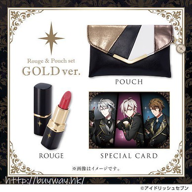 IDOLiSH7 GOLD Ver. 唇膏 + 小物袋 Holiday Gift Collection 2018 Holiday Gift Collection 2018 Rouge & Pouch set GOLD Ver.【IDOLiSH7】