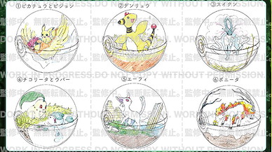 寵物小精靈系列 水晶球盒玩 5 (6 個入) Terrarium Collection 5 (6 Pieces)【Pokémon Series】