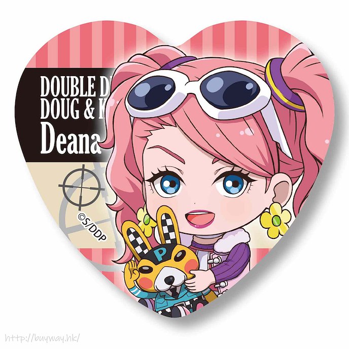 Double Decker！刑事雙雄 : 日版 「Deana」擁抱最愛 心形徽章