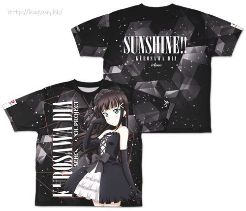 LoveLive! Sunshine!! : 日版 (中碼)「黑澤妲雅」Gothic Lolita Ver. 雙面 T-Shirt