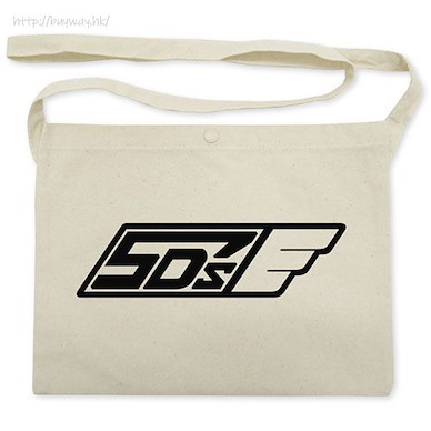 遊戲王 系列 「5D's」米白 單肩袋 5D's Team 5D's Logo Musette Bag /NATURAL【Yu-Gi-Oh!】