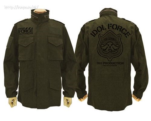 偶像大師 百萬人演唱會！ : 日版 (大碼)「第765部隊」IDOL FORCE M-65 墨綠色 外套