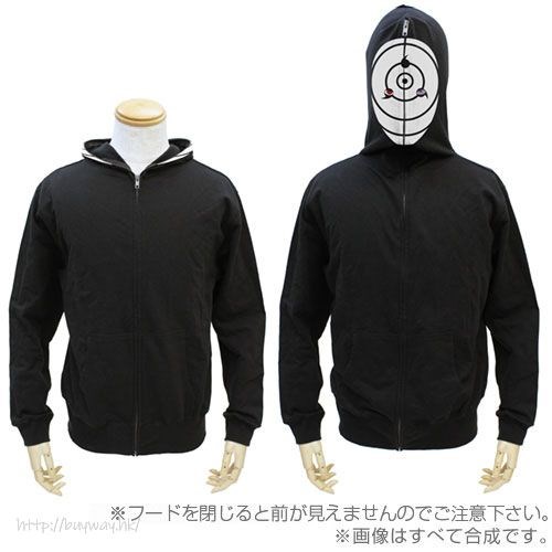 火影忍者系列 : 日版 (加加大)「面具男」黑色 連帽拉鏈外套