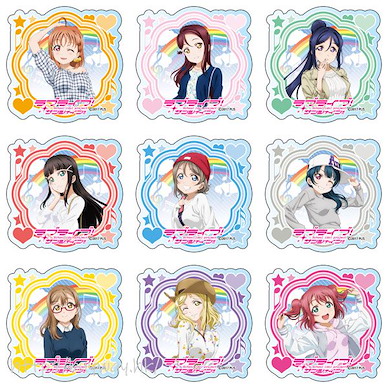 LoveLive! Sunshine!! 亞克力徽章 私服 Ver. (9 個入) Acrylic Badge Casual Outfit Ver. (9 Pieces)【Love Live! Sunshine!!】