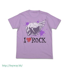 偶像大師 灰姑娘女孩 (加大)「松永涼」淺紫 T-Shirt Ryo Matsunaga no I LOVE ROCK T-Shirt / Light Purple - XL【The Idolm@ster Cinderella Girls】