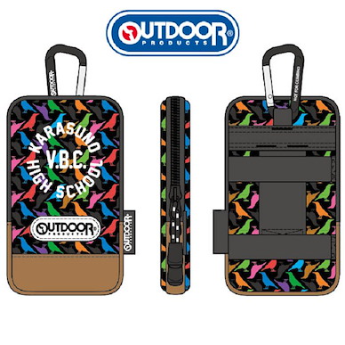 排球少年!! 「排球少年!!×Outdoor」手機袋 彩色烏鴉圖案 Haikyu!! x Outdoor Smartphone Case Crow Color【Haikyu!!】