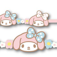 Sanrio系列 編織手帶 - My Melody + 小花朵 Lace Bracelet Mini My Melody Milky Flower【Sanrio】