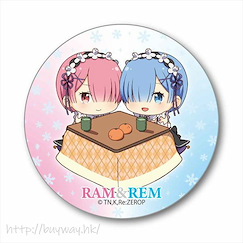 Re：從零開始的異世界生活 「雷姆 + 拉姆」被爐系列 徽章 Can Badge Kotatsu Ver. Ram & Rem【Re:Zero】
