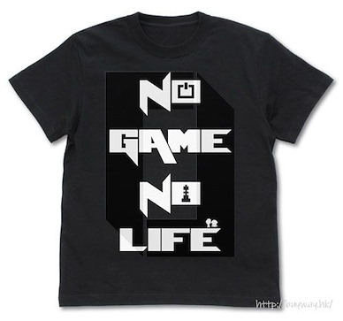 遊戲人生 (大碼)「NO GAME NO LIFE ZERO」黑色 T-Shirt NO GAME NO LIFE ZERO T-Shirt /BLACK-L【No Game No Life】