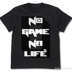 遊戲人生 : 日版 (大碼)「NO GAME NO LIFE ZERO」黑色 T-Shirt