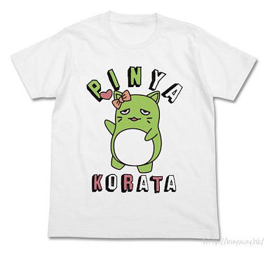 偶像大師 灰姑娘女孩 (加大)「ぴにゃこら太」白色 T-Shirt "Pinyakorata" T-Shirt /WHITE-XL【The Idolm@ster Cinderella Girls】