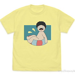 天使降臨到我身邊！ : 日版 (大碼)「鬍子郎」鬍子先生的夏日 淺黃 T-Shirt