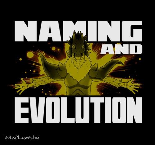 關於我轉生變成史萊姆這檔事 : 日版 (大碼)「戈畢爾」EVOLUTION 黑色 T-Shirt