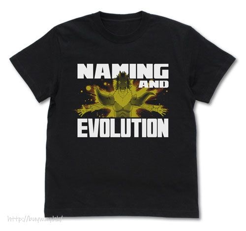 關於我轉生變成史萊姆這檔事 : 日版 (大碼)「戈畢爾」EVOLUTION 黑色 T-Shirt