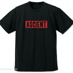 遊戲人生 : 日版 (細碼)「ASCIENT」吸汗快乾 黑色 T-Shirt