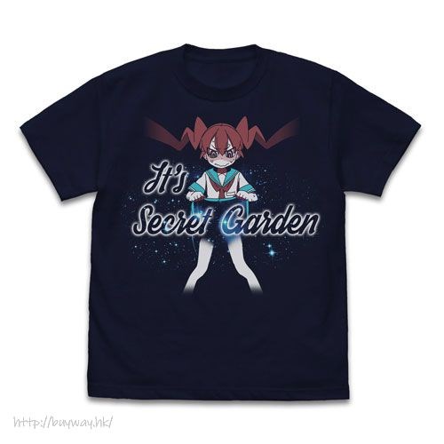 笨拙之極的上野 : 日版 (中碼)「上野」It's Secret Garden 深藍色 T-Shirt