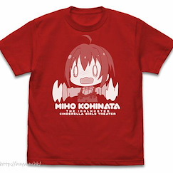 偶像大師 灰姑娘女孩 : 日版 (大碼)「小日向美穗」紅色 T-Shirt