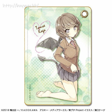 青春豬頭少年系列 「古賀朋繪」小惡魔 皮革證件套 Leather Pass Case Design 02 Koga Tomoe A【Rascal Does Not Dream of Bunny Girl Senpai】