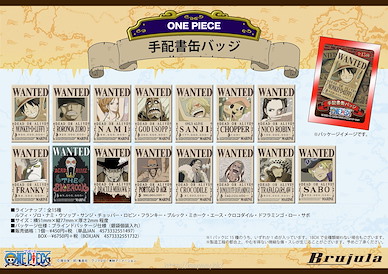 海賊王 賞金告示 徽章 (15 個入) Bounties Can Badge (15 Pieces)【One Piece】
