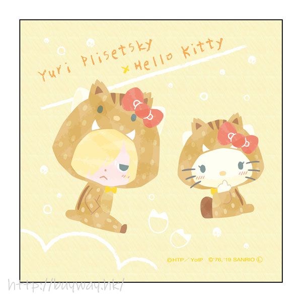 勇利!!! on ICE : 日版 「尤里 + Hello Kitty」野豬 Ver. 小手帕