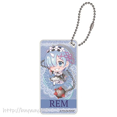 Re：從零開始的異世界生活 「雷姆」鬼化 亞克力牌子 匙扣 Domiterior Keychain Oni Rem【Re:Zero】