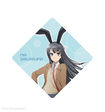 青春豬頭少年系列 「櫻島麻衣」Cushion 匙扣 Cushion Key Chain Sakurajima Mai【Rascal Does Not Dream of Bunny Girl Senpai】