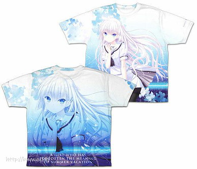 Summer Pockets (加大)「鳴瀨白羽」雙面 全彩 T-Shirt Shiroha Naruse Double-sided Full Graphic T-Shirt /XL【Summer Pockets】