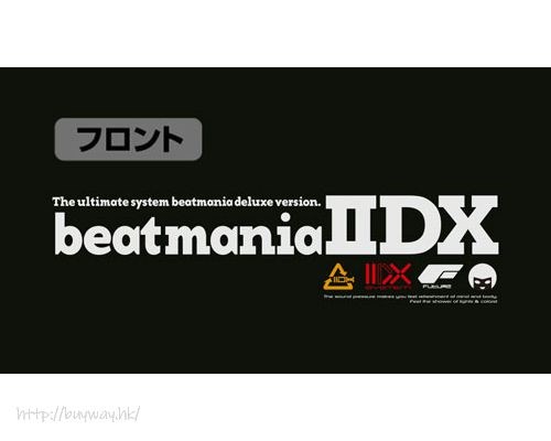 狂熱節拍 : 日版 (大碼)「beatmaniaIIDX」黑色 T-Shirt