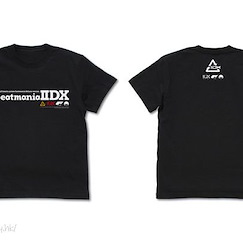 狂熱節拍 (大碼)「beatmaniaIIDX」黑色 T-Shirt IIDX T-Shirt /BLACK-L【beatmania】
